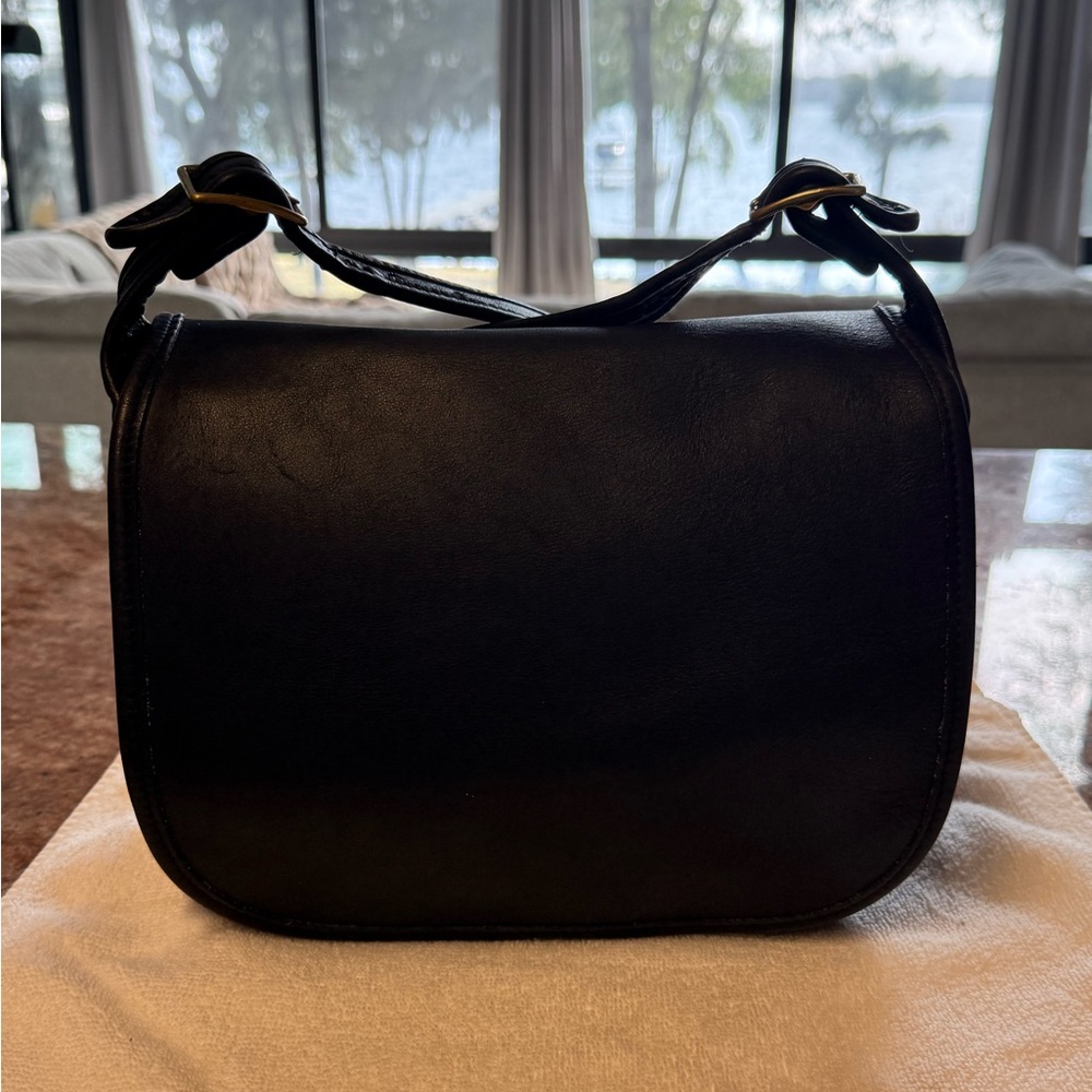 Vintage Coach saddlebag NYC 1970s